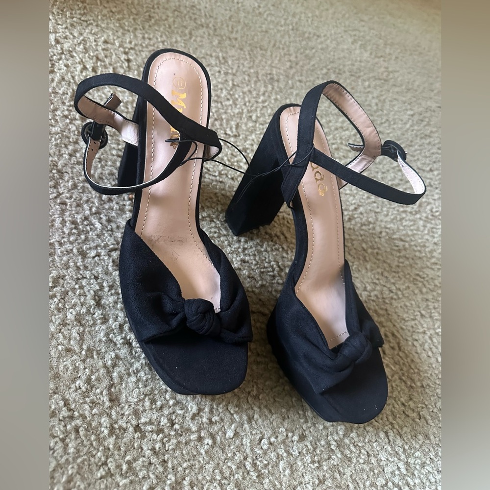 Mudd Elegant Black Women's Heels Size 11 NWT